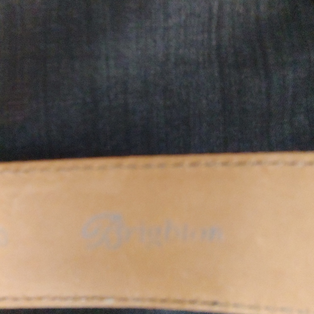 Brighton brown leather & pink suade belt sz L - Picture 4 of 5